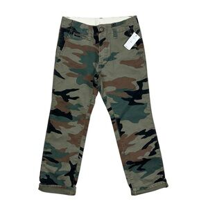NWT GAP Camouflage Chino Pants Size 6